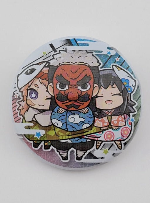Demon Slayer Sabito & Makomo & Hotaru Button