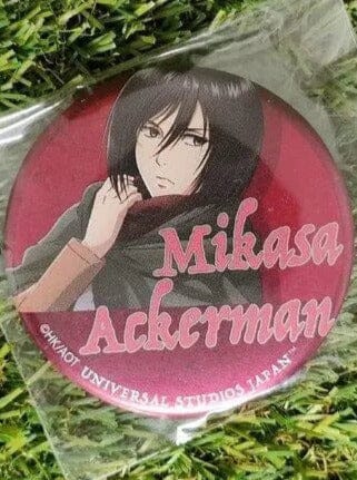 Attack on Titan Mikasa Button