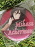 Attack on Titan Mikasa Button