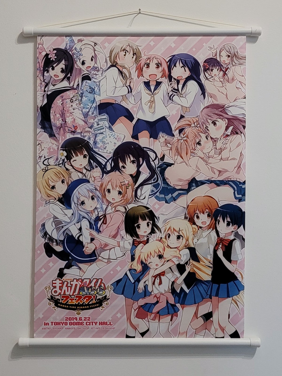 Is the Order a Rabbit? Yuyushiki und andere.. Wallscroll / Stoffposter Nippon4U