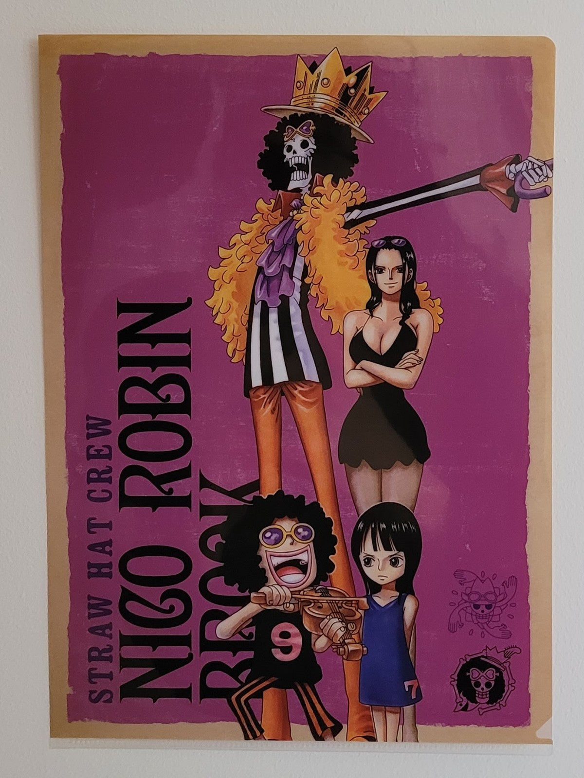 One Piece Nico Robin & Brook Clearfile Nippon4U